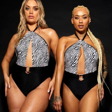 Ann Summers Size 22 Fierce Swimsuit New with Tags EU 48 Swim Costume Holiday