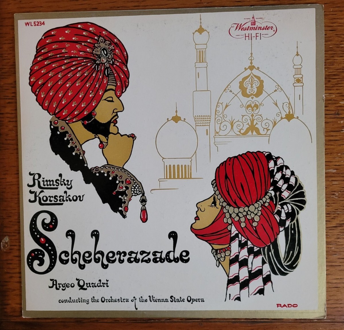 Rimsky Korsakov Scheherazade Argeo Quadri Vienna WESTMINSTER Rimsky Korsakov Scheherazade Argeo Quadri Vienna WESTMINSTER