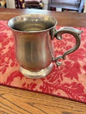 Vintage Williamsburg Stieff Pewter Mug Restoration, CW55-15 1960's