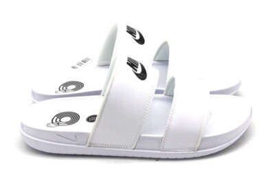 NIKE SLIDE OFFCOURT DUO SLIDE WHITE BLACK DC0496-100 WOMENS