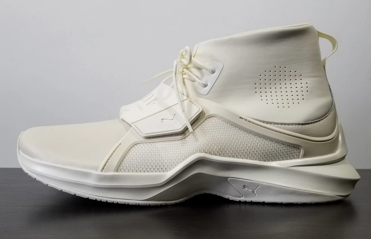 Puma Fenty Trainer Hi Mens Sneakers Whisper White Size 11