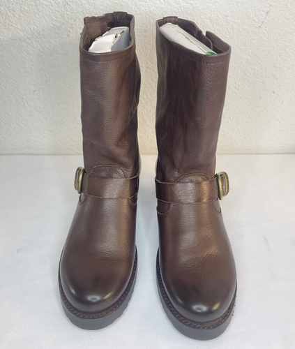 Frye Women's Veronica Short Leather Boots Size 8M Dark Brown - New Display READ* - Picture 2 of 7