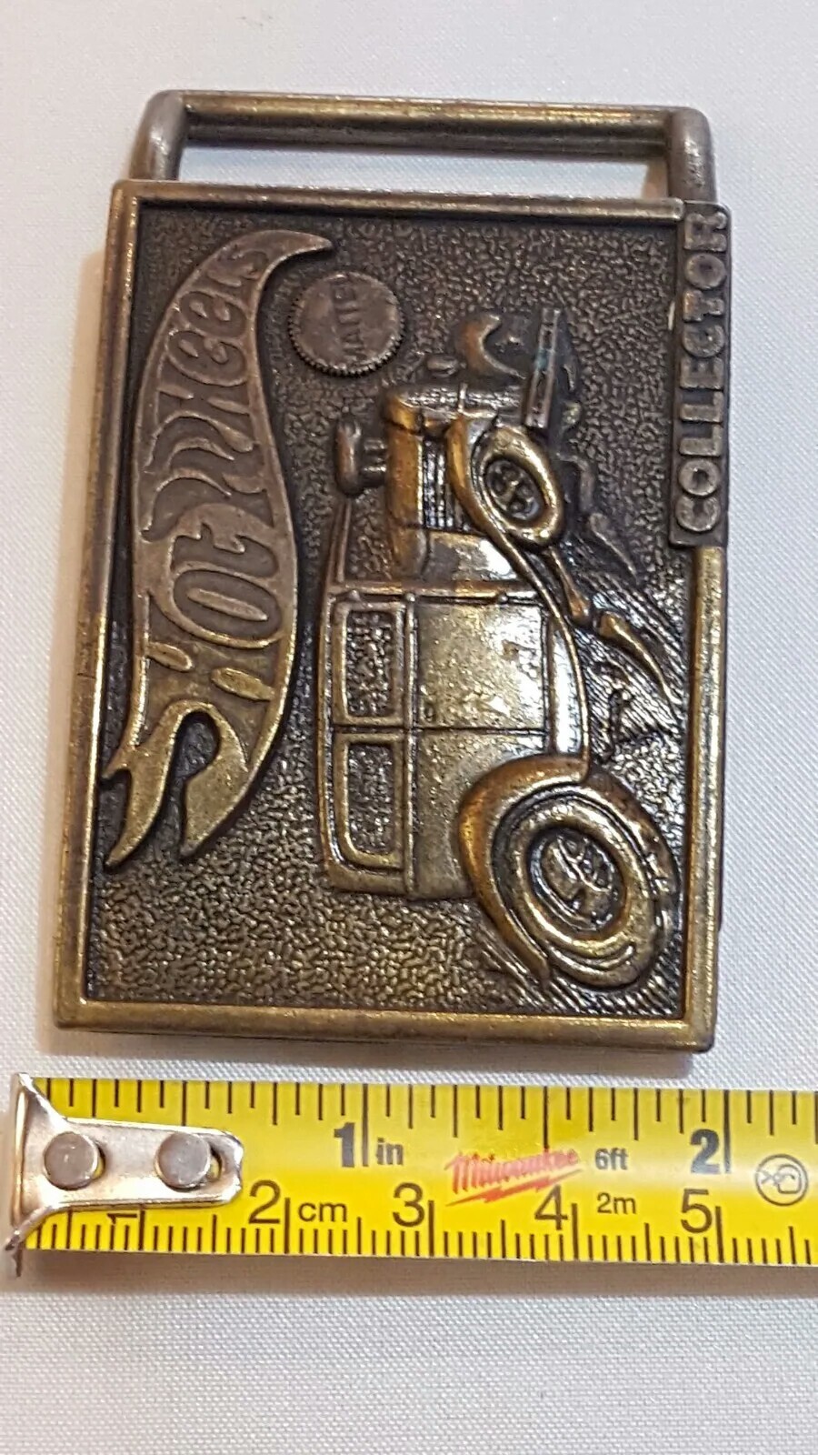 1978 Vintage Hot Wheels Mattel Collector Belt Buckle … Gem