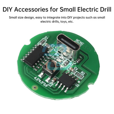 DC Motor Driver Board 5-20W Small Motor Circuit Board for Electric Drill Type-C