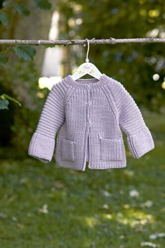 Long Yarns CASHMERINO FOR BABIES AND MORE instructions de tricot veste - Photo 1/3