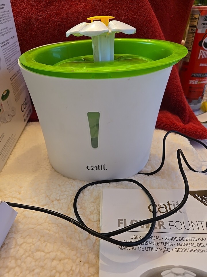 Catit Senses 2.0 Cat Flower Fountain 3L, Cat Water Fountain eBay