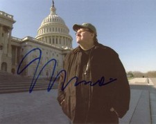 Michael Moore "Capitalism: A Love Story" AUTOGRAPH Signed 8x10 Photo ACOA