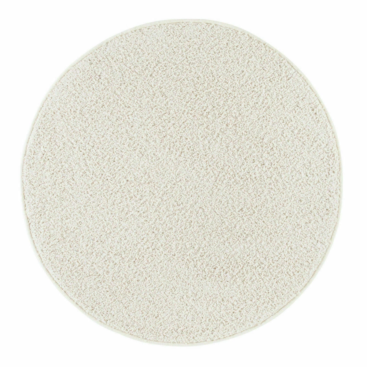 MLSOWM Blumen Teppich Rund 100 Cm - Waschbar & Rutschfester Kurzflor