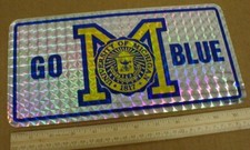 University of Michigan Wolverines 12"x6" Prism large school New sticker decal