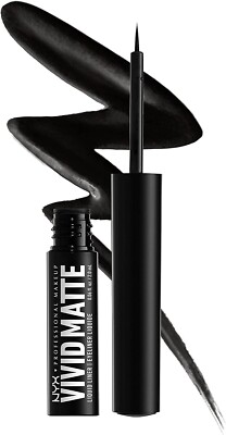 NYX Vivid Matte Liquid Eyeliner BLACK VMLL01 Eye Liner