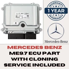 Mercedes ME9.7 ECU Refurbished ECM Part with Cloning Service Included Plug&Play