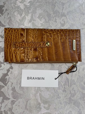 brahmin credit card wallet