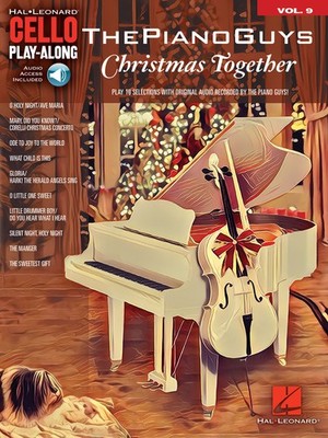 The Piano Guys Christmas Together Cello Play-Along Vol 9 Sheet Music Book Audio