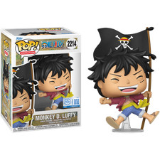 One Piece Monkey D Luffy With Flag Pop! Vinyl #2214