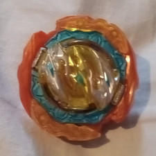 Beyblade Battle Spinning Top Toy Orange Blue Gold Top Only Age 8-11
