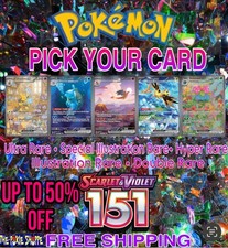 2023 Pokemon Scarlet  Violet 151 Pick your Card/Complete Set M/NM HOLO RH
