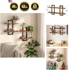 Floating Shelves, 15 Inch Wall Shelf Set of 2, Wall Mounted Storage Shelves 2...