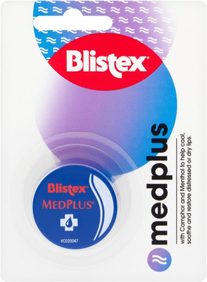 Blistex MedPlus Lippenbalsam Glas, Hilft trockene und rissige Lippen zu beruhigen, Multipack... 