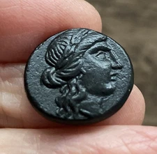 ANCIENT GREECE. THESSALIAN LEAGUE (196-146 B.C). BRONZE COIN.