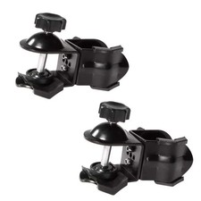 2 Pieces Heavy Duty Metal Dual Double U Clip C Clamp Type Bracket Mount for P...