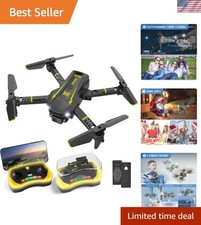 1080P HD Mini Drone for Kids: Safe FPV Quadcopter with Voice Control  2 Batt...