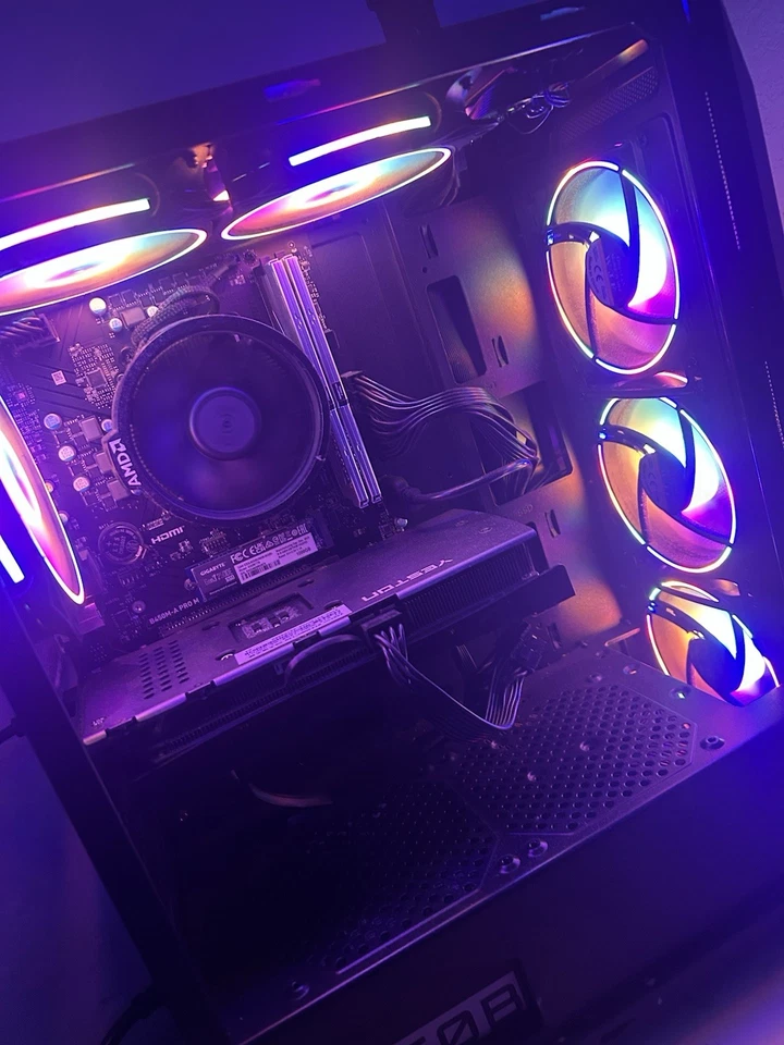 PC para juegos Ryzen 5 5500 Rtx 3060 Ti 16 GB DDR4 512 gm Nvme Foto 3 de 4