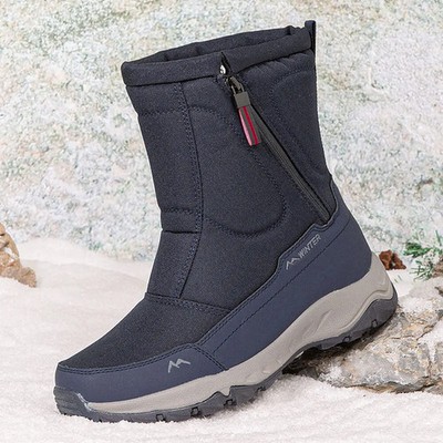 Waterproof Snow Boots for Men - Warm & Non-Slip Comfort-Bareroots|125176