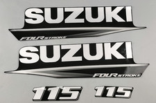 For SUZUKI 115HP 4T Outboard Graphics/Sticker Kit Anti-UV  Cowling Not Fade