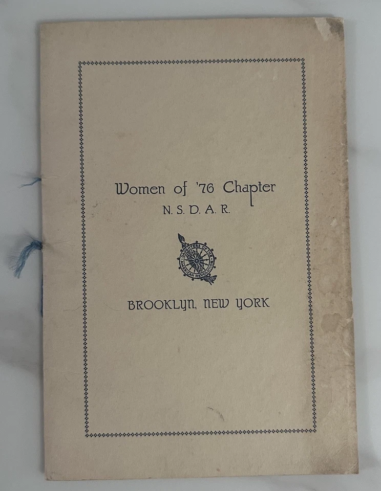 National Society Daughters of the American Revolution 1901-1926 Brooklyn, NY - Image 2 of 4