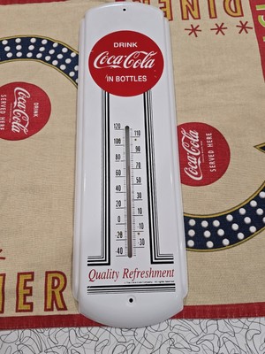 Drink Coca Cola in Bottles Thermometer  in Working Condition