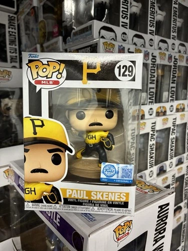 MINT IN HAND Funko Pop! MLB Paul Skenes Yellow #129 EXCLUSIVE Pittsburgh Pirates