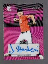 2023 Jackson Barberi Leaf Metal Perfect Game National Showcase Auto Pink 2/7