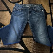 Miss Me Blue Bootcut Jeans Size 34 with Rhine...