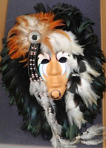 VTG RW Adamson Native American Medicine Man Mask Hand Made Art The Eternal