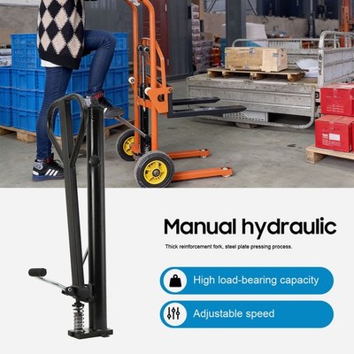 Manual Hydraulic Cylinder Jack, 1T 1.5L 800mm Stroke,Manual Hydraulic Lift Truck