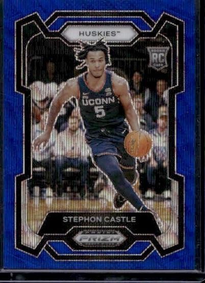 2024 Panini Prizm Draft Picks #17 Stephon Castle Prizms Blue Wave #/249