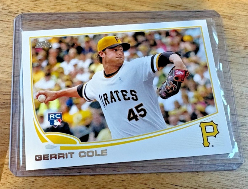 2013 Topps Update Series - Gerrit Cole #US150 Yellow Hat, Horizontal ROOKIE