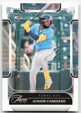 2024 Panini Three and Two #1 Junior Caminero /99 (RC)
