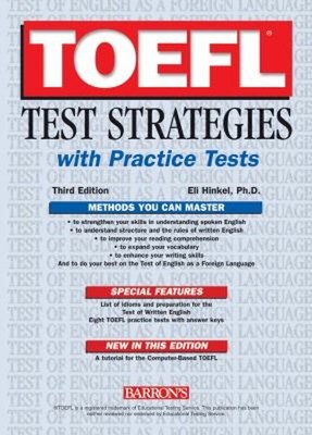 TOEFL Test Strategies with Practice Tests Paperback Eli Hinkel