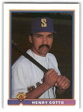 Henry Cotto 1991 Bowman Baseball #244 Seattle Mariners