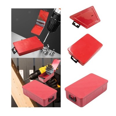 Indexed Storage Box Holder Organizer Container Drill Bit Index Fall leer