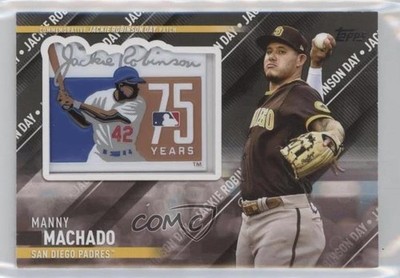 2022 Update Special Event Manufactured Relics Black Manny Machado Patch 0z0v