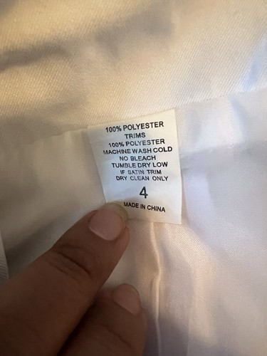 Classic White Tuxedo Jacket Boy Size 4T Without Tail Jacket Only - Picture 5 of 5