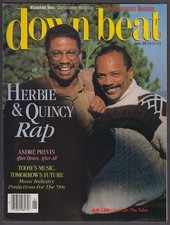 DOWN BEAT Herbie Hancock Quincy Jones Andre Previn 1 1990