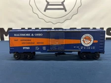Williams Baltimore & Ohio “Time-Saver” #9783 Single Door Box Car NO BOX (2)