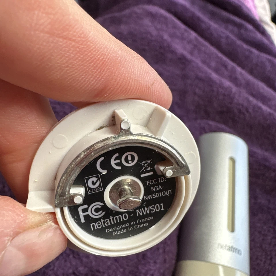 Netatmo Smart Weather Outdoor Module NWS01OUT Humidity Monitor Parts Only - Image 3 of 4