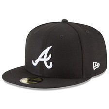 New Atlanta Braves Fitted 59FIFTY Hat Classics Vintage Solid Color Baseball Era