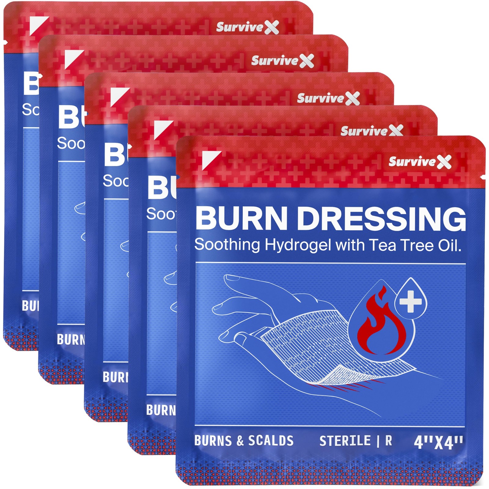 - 4x4" Sterile Non-stick Burn Pads ...
