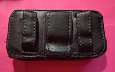 Flip Phone Leather Holster Case Pouch with Belt Loop  Clip - Magnetic Flap