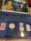 U.S. Commemoritive Gallery: Ben Franklin Collection - 1958 Franklin Half, Stamps